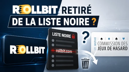 Rollbit retir&eacute; de la liste noire de la CJH : un blocage des joueurs belges &agrave; l'origine de cette d&eacute;cision ?