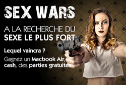 Sex Wars sur Golden Palace : MacBook Air, iPad, Louboutin ... à gagner