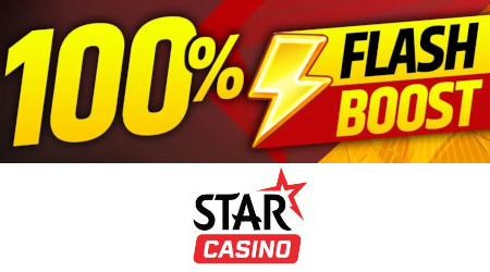 Star Casino lance la 100% Flash Boost Week : doublez vos gains tous les jours