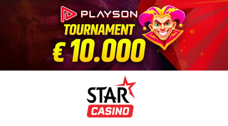 Gagnez jusqu'à 2.500 euros avec Star Casino et Playson