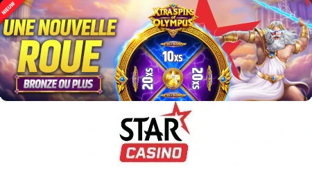 Spins of Olympus&nbsp;: Zeus vous offre des Xtra Spins sur Star Casino  tous les mercredis