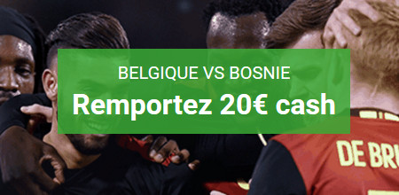 Belgique x Bosnie : Trouvez le score exact et gagnez 20 € cash