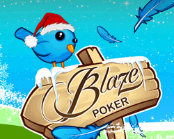 Blaze Poker spécial Noël sur la poker room Unibet.be