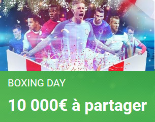 10.000 € à se partager pour le Boxing Day