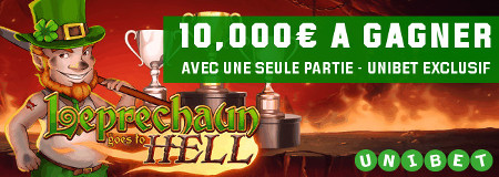 10.000 € à se partager sur le tournoi Leprechaun Goes to Hell
