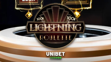 Des gains électriques jusqu'à 1.000 euros sur Unibet -  Lightning Roulette