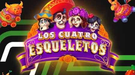 Los Cuatro Esqueletos sur le casino Unibet