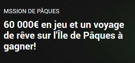 Remportez un voyage sur l'le de Pques et 60.000   partager