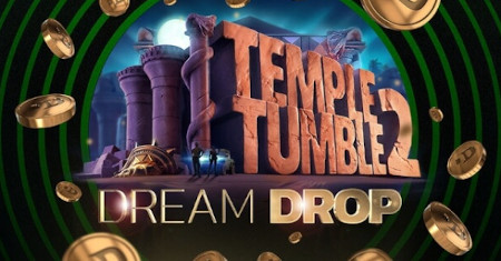 Temple Tumble 2 Dream Drop : un tournoi à  50.000 euros et un gain cash garanti sur le casino Unibet