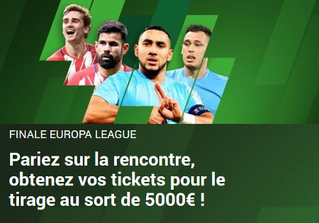 Finale Europa League : 5.000 € à se partager pour Marseille x Atletico Madrid