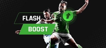 Flash Boost : 10 cotes boostées flash chaque  semaine sur le foot avec Unibet