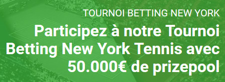 Un tournoi de Betting à 50.000 € pour l'Open de New York