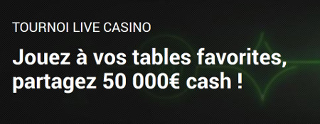 50.000 euros à se partager au Live Casino d'Unibet.be