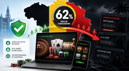 Jeux de hasard en ligne : la Belgique ne canaliserait plus que 62 % de son march&eacute;