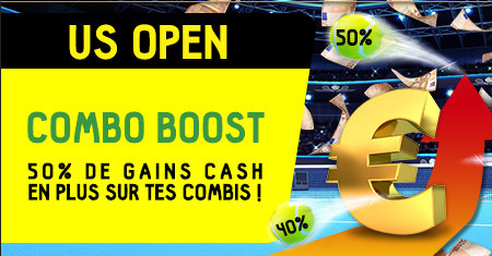 Boostez vos gains sur vos combis de l'US Open