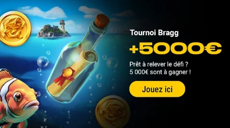 Tournoi Bragg : 5.000 euros et des slots incroyables sur le casino Bwin