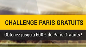 Challenge paris gratuits : 600 euros de paris gratuits cet été sur Bwin.be