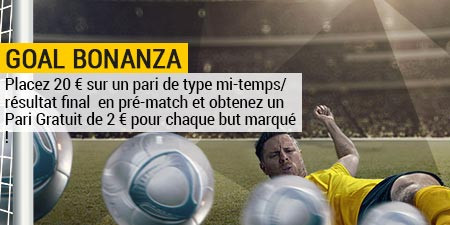 Gagnez un pari gratuit chaque samedi avec le Goal Bonanza de Bwin