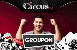 Un coupon de 5 € offerts par Circus.be sur Groupon.be