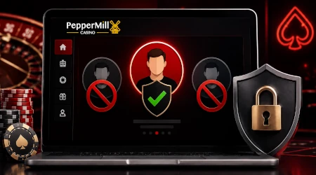 PepperMill Casino rappelle qu'un seul compte est autoris&eacute; par joueur